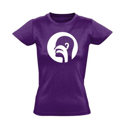 Illat-Íz-Hang fül-orr-gégészeti női póló (lila)