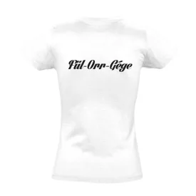 Fül-orr-gégészet női póló (fehér)