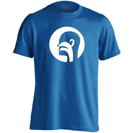 Illat-Íz-Hang fül-orr-gégészeti férfi póló (kék)