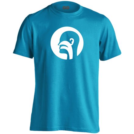 Illat-Íz-Hang fül-orr-gégészeti férfi póló (zafírkék)
