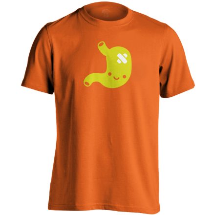 PiciPocak gasztroenterológiai férfi póló (narancssárga)