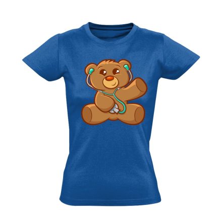 MackóSzkóp gyermekgyógyászati női póló (kék)
