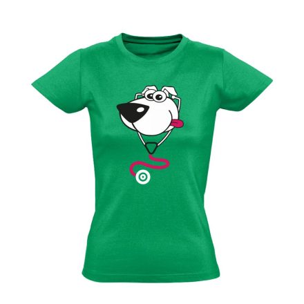 BlökiDoki gyermekgyógyászati női póló (zöld)