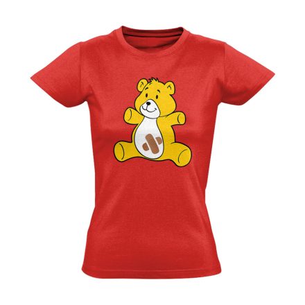 BibisBocs gyermekgyógyászati női póló (piros)