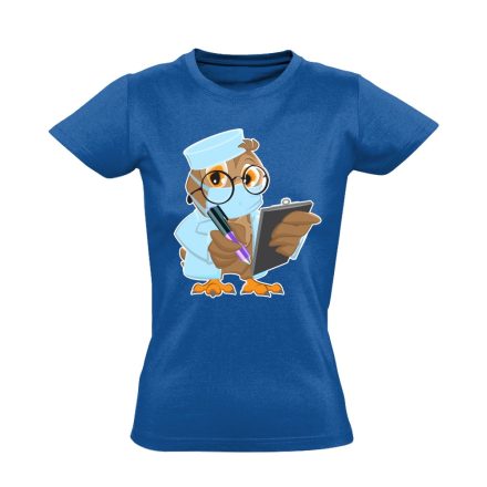 Bubó gyermekgyógyászati női póló (kék)