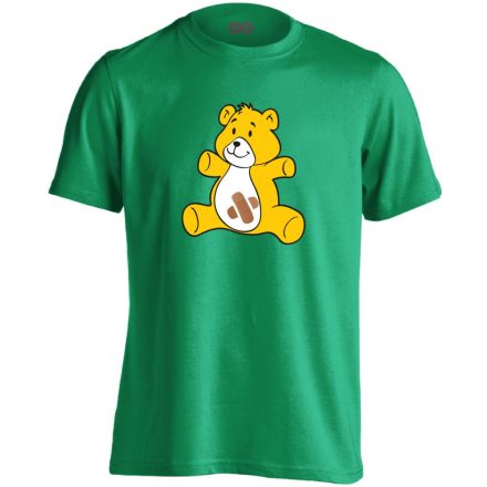 BibisBocs gyermekgyógyászati férfi póló (zöld)