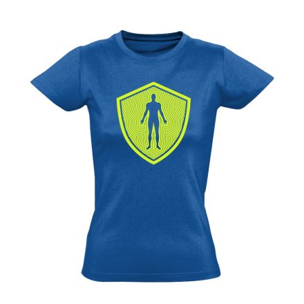 VédőPajzs immunológus női póló (kék)
