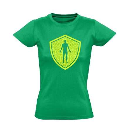VédőPajzs immunológus női póló (zöld)