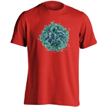 Sej-T immunológus férfi póló (piros)