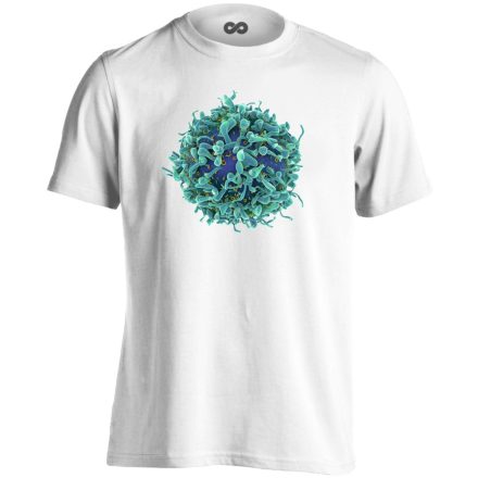 Sej-T immunológus férfi póló (fehér)