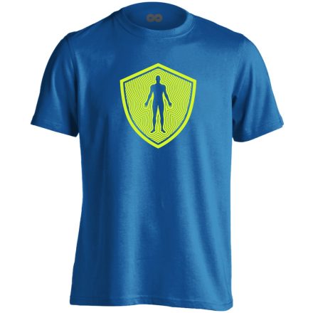 VédőPajzs immunológus férfi póló (kék)