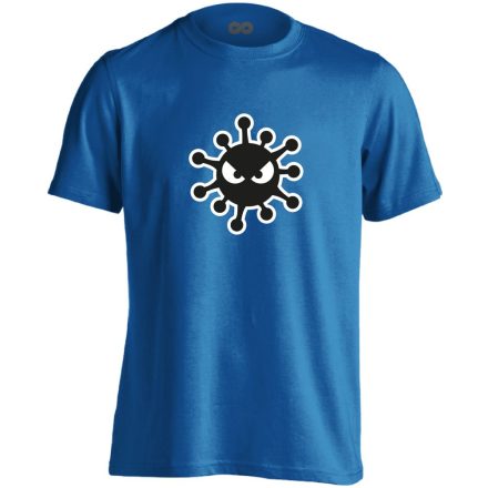 HarciBaci infektológiai férfi póló (kék)