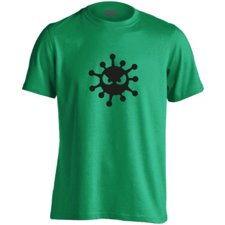 HarciBaci infektológiai férfi póló (zöld)