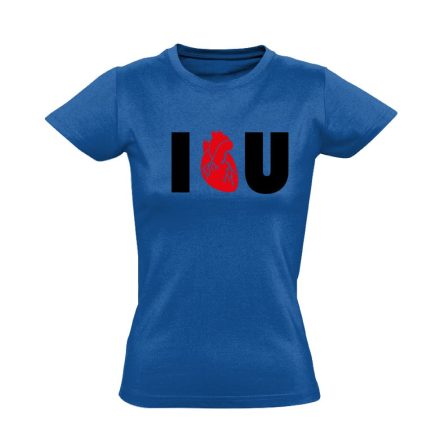 I.L.U. kardiológiai női póló (kék)