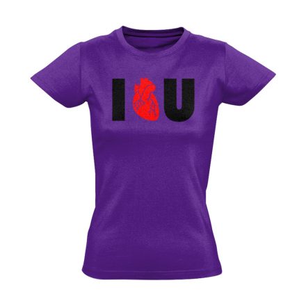 I.L.U. kardiológiai női póló (lila)