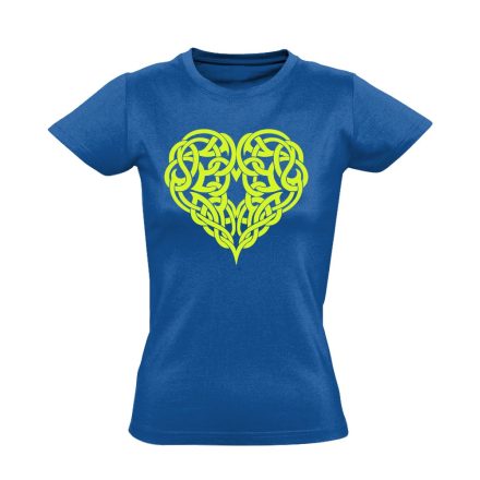 SzívTetkó kardiológiai női póló (kék)