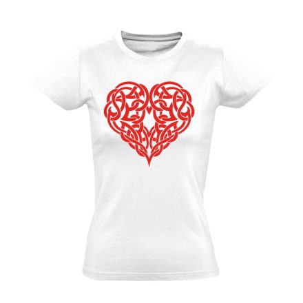 SzívTetkó kardiológiai női póló (fehér)