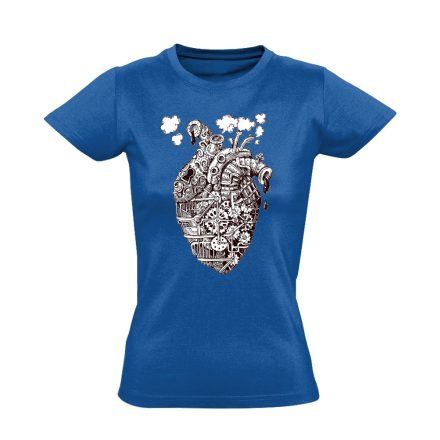 GépSzív kardiológiai női póló (kék)