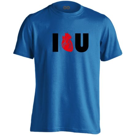 I.L.U. kardiológiai férfi póló (kék)