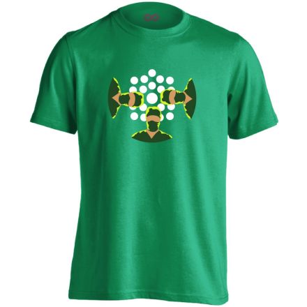 NézőPont központi műtős férfi póló (zöld)
