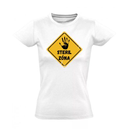 Steril Zóna sterilizáló női póló (fehér)