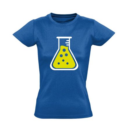 LombikBuggy laboros/mikrobiológiai női póló (kék)