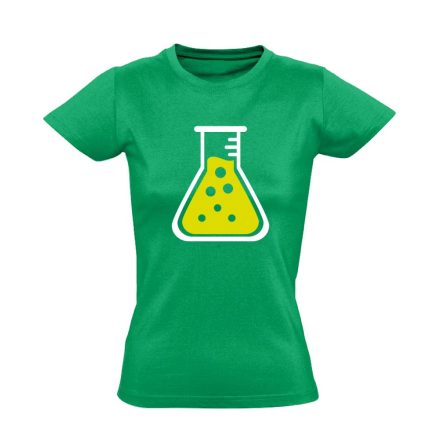 LombikBuggy laboros/mikrobiológiai női póló (zöld)