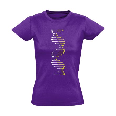 DéEnEs laboros/mikrobiológiai női póló (lila)
