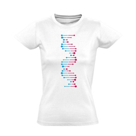 DéEnEs laboros/mikrobiológiai női póló (fehér)