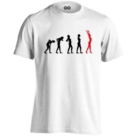 Stáció masszázs férfi póló (fehér) akciós póló - L