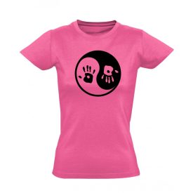 Jin Jang masszázs női póló (rózsaszín)