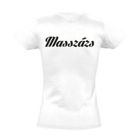 Masszázs női póló (fehér)