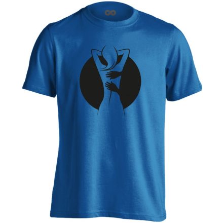 Gyúr-ma masszázs férfi póló (kék)