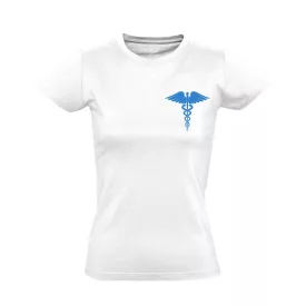   Medicus Angelus Azuricus egészségügyi egyenpóló, női (fehér)