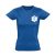 Mentős egyenpóló, női (kék)