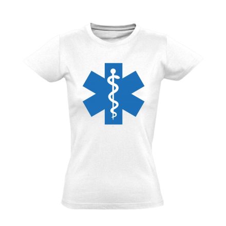 Szimbólum női mentős póló (fehér)