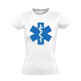 Szimbólum női mentős póló (fehér) akciós póló - S Szimbólum női mentős póló (fehér) akciós póló - S