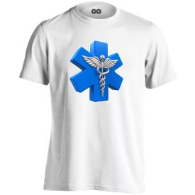 HáromDé mentős férfi póló (fehér) akciós póló - M HáromDé mentős férfi póló (fehér) akciós póló - M