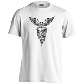 Caduceus mentős férfi póló (fehér) Caduceus mentős férfi póló (fehér)
