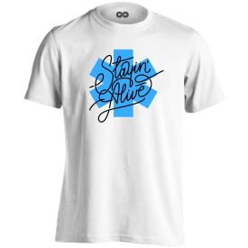 Jótanács mentős férfi póló (fehér) Jótanács mentős férfi póló (fehér)