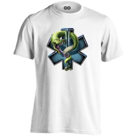 Nagyon kígyó! mentős férfi póló (fehér) Nagyon kígyó! mentős férfi póló (fehér)