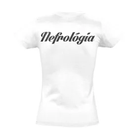 Nefrológiai női póló (fehér)