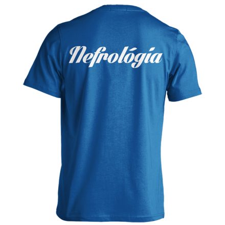 Nefrológiai férfi póló (kék)