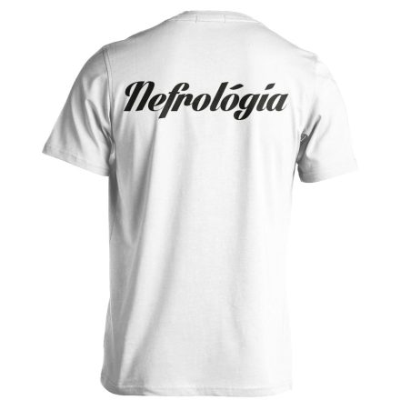 Nefrológiai férfi póló (fehér)