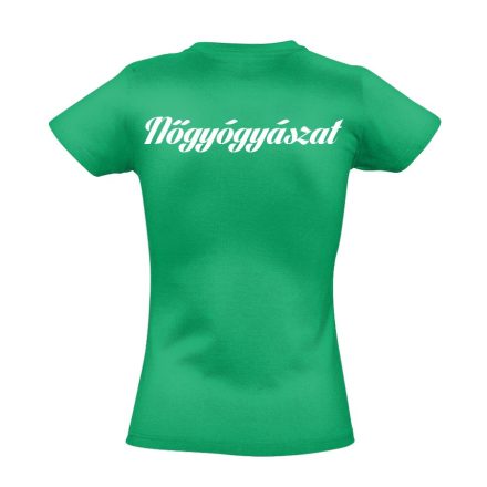 Nőgyógyászati női póló (zöld)
