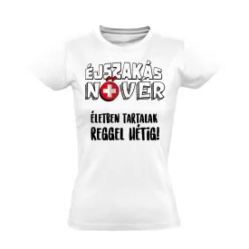 NightShift nővér női póló (fehér)