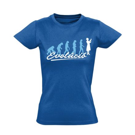 Evolúció nővér póló (kék)