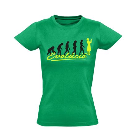 Evolúció nővér póló (zöld)