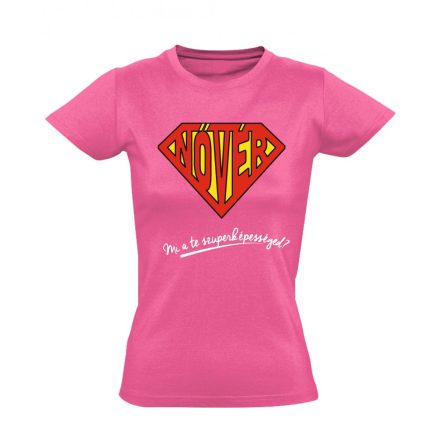 SuperNővér nővér női póló (rózsaszín)