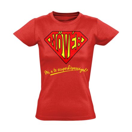 SuperNővér nővér póló (piros)